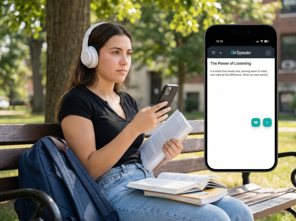 Text-to-Speech software for Students