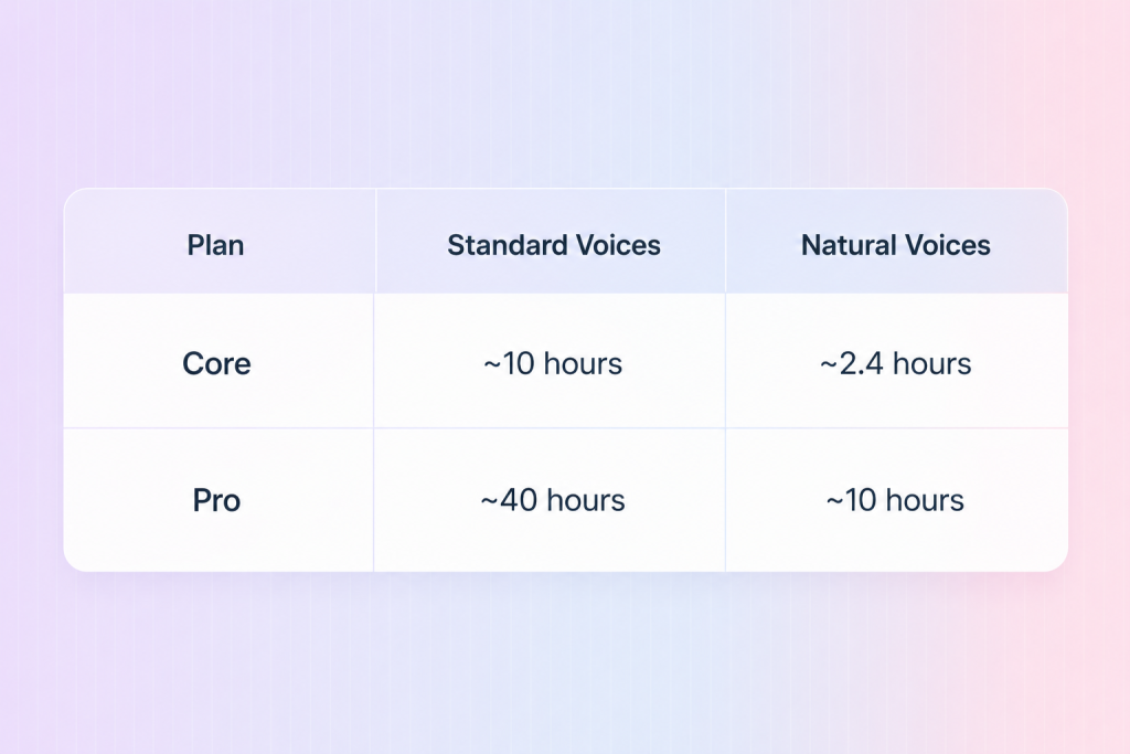 readloudly free plan