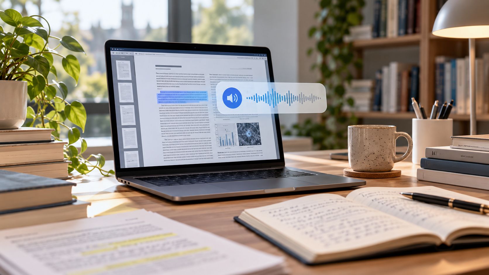 How Text-to-Speech Can Help With Research: A Practical, Evidence-Aware Workflow